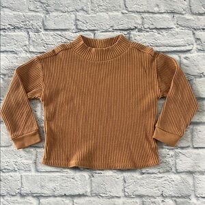 GAP Kids Brown Long Sleeve Tee